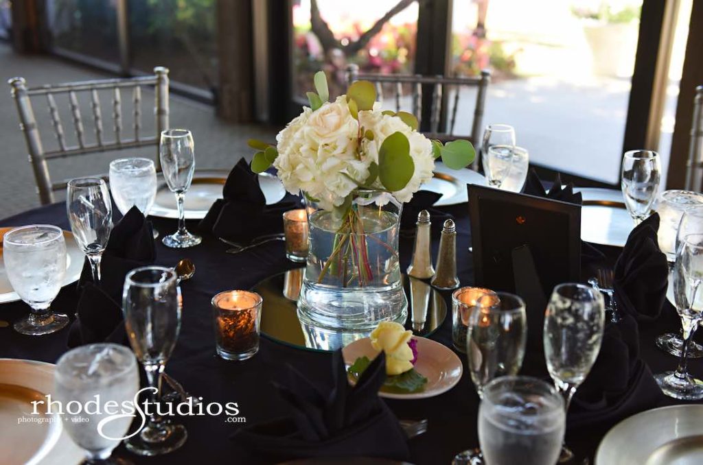 Classic Mission Inn Resort Wedding reception Silver Chiavari Chairs