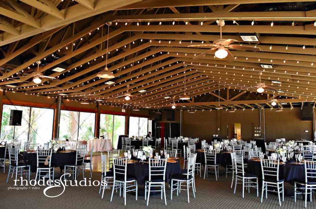 Classic Mission Inn Resort Wedding reception Silver Chiavari Chairs