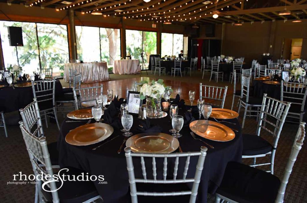 Classic Mission Inn Resort Wedding reception Silver Chiavari Chairs