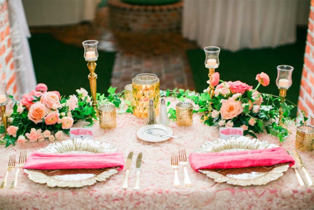 Rose Gold Casa Feliz Wedding