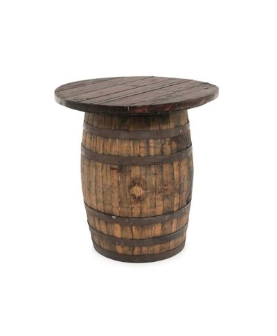The Round Wine – Whiskey Barrel Topper – A Chair Affair Rentals