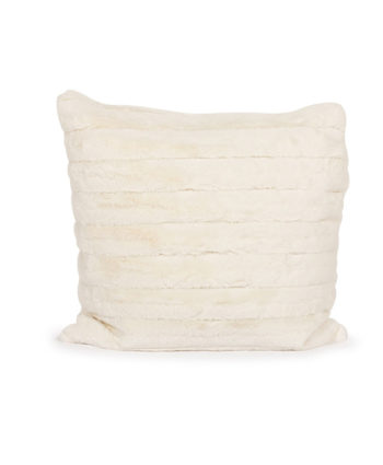 White Faux Fur Pillow - A Chair Affair Rentals