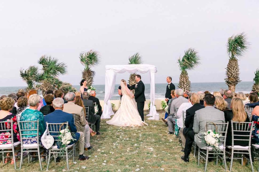 oceanfront Hammock Beach wedding