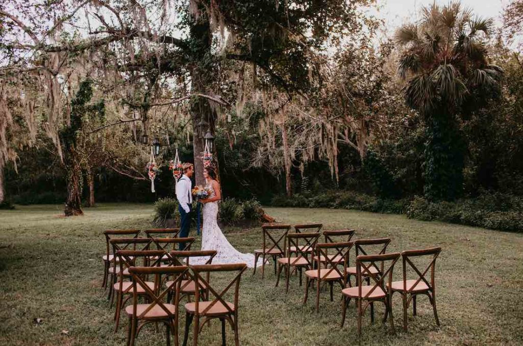 Boho New Smyrna Beach Barn Wedding