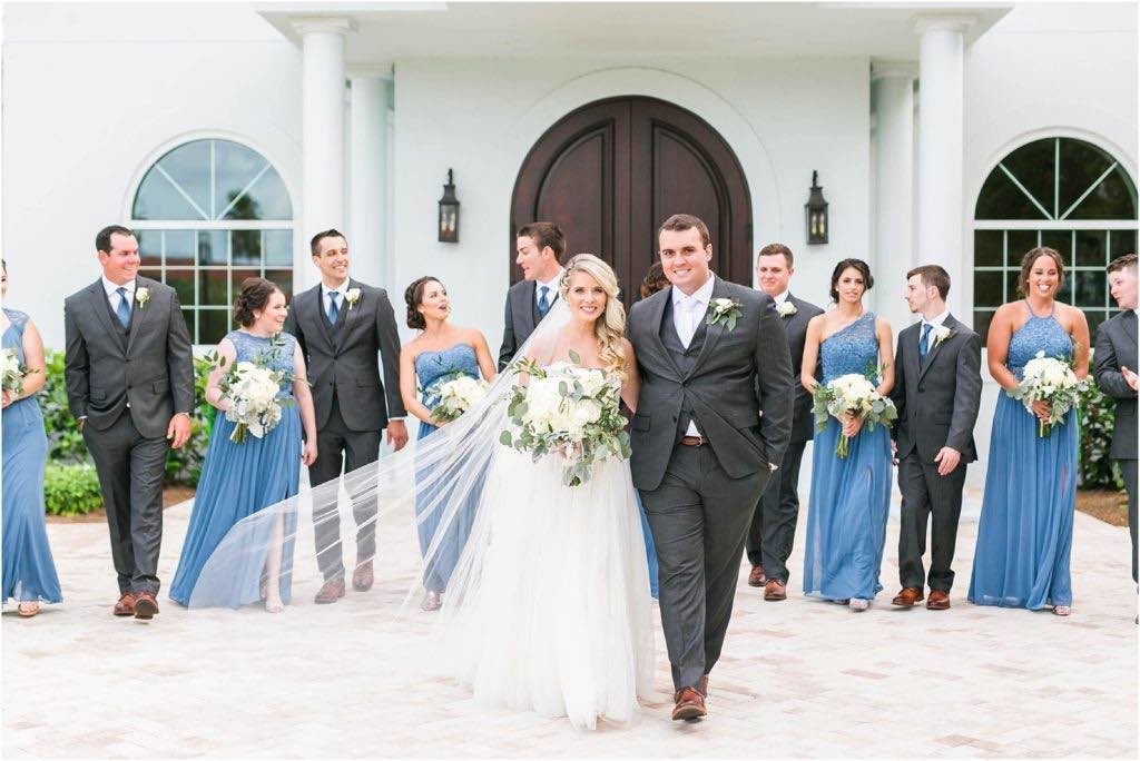 whimsical Tampa Garden Club wedding