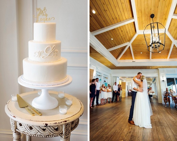 Ritz-Carlton Beach Club Wedding, A Chair Affair, Limelight Photography, Cake, First Dance