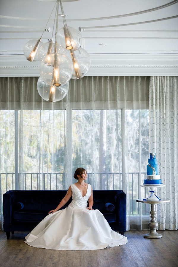 Lake Nona Country Club, Victoria Angela, A Chair Affair, Silver and Blue Wedding