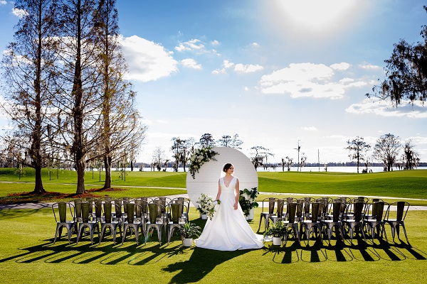 Lake Nona Country Club, Victoria Angela, A Chair Affair, Silver and Blue Wedding