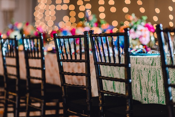 Alfond-Inn-FyerFly-Birthday-A-Chair-Affair-Black-Chiavari-Chairs-blue-goblets-peacock-chargers.