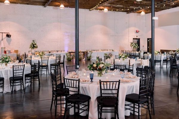 black wedding chairs