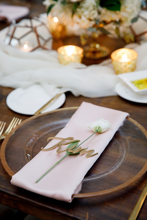 Bella Collina, A Chair Affair, blush and gold wedding