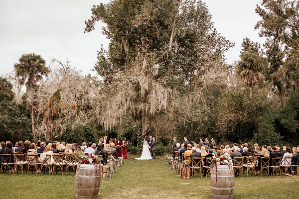 The Mulberry at New Smyrna Beach, Berry Holiday Wedding, A Chair Affair