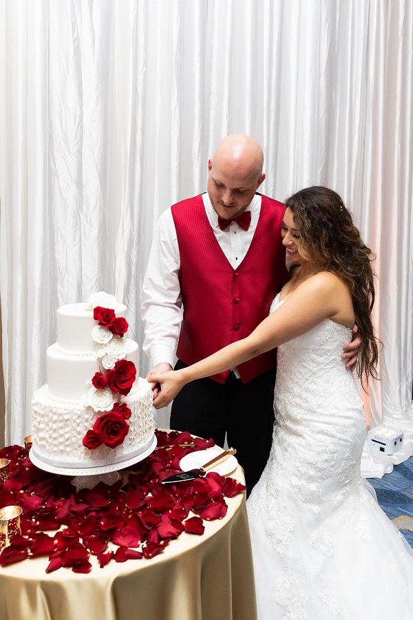 Marco Island, A Chair Affair, Romantic Red Beach Wedding, Emma Burdis Photo