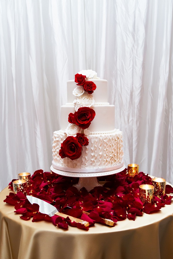 Marco Island, A Chair Affair, Romantic Red Beach Wedding, Emma Burdis Photo