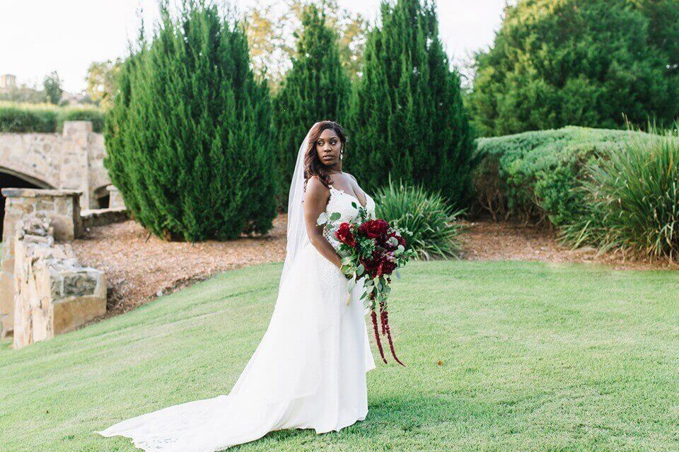 red and purple bella collina wedding chair affair