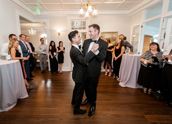 Capen House-LGBT Wedding- Intimate Wedding- First Dance