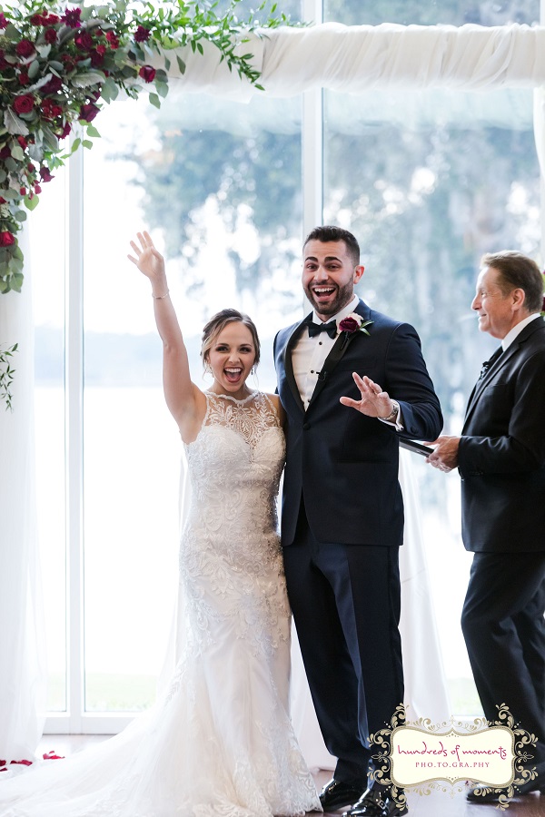 Lake Mary Events Center, Burgundy and Gold Wedding, A Chair Affair