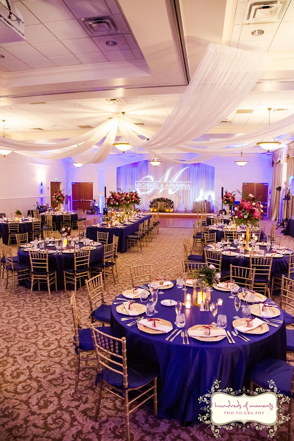 Lake Mary Events Center, Burgundy and Gold Wedding, A Chair Affair