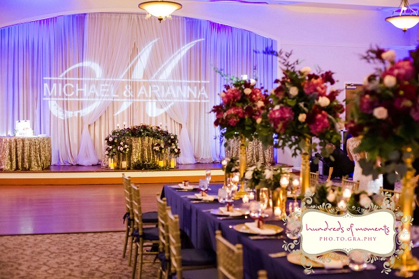Lake Mary Events Center, Burgundy and Gold Wedding, A Chair Affair