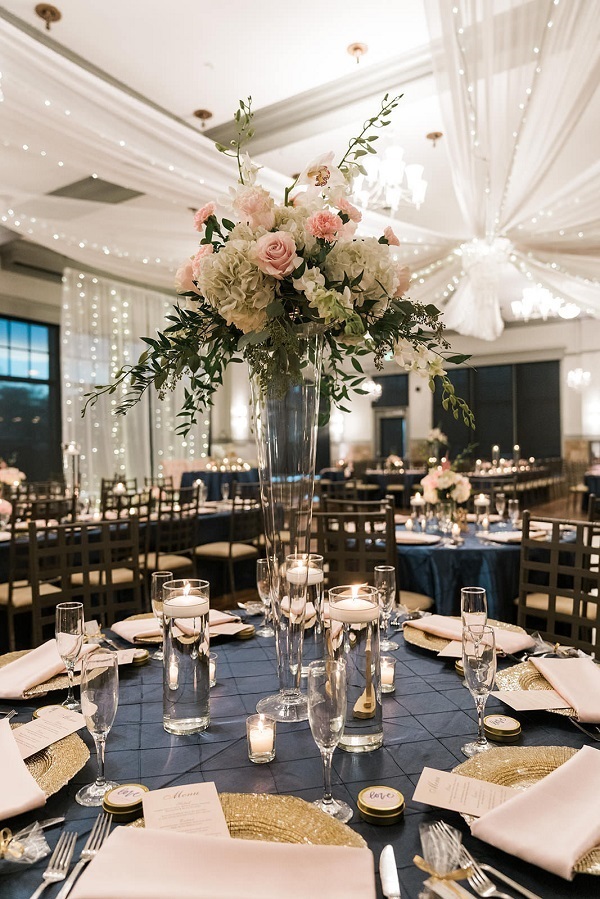 Navy and Blush Lake Mary Wedding - A Chair Affair, Inc.