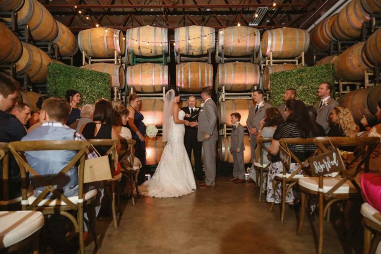 Quantum Leap Winery Ceremony Classic Wedding