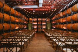 Quantum Leap Winery Ceremony Hedge Walls