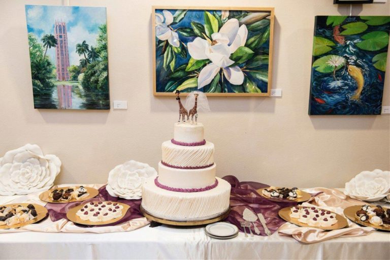 The Bok Towers Wedding Cake