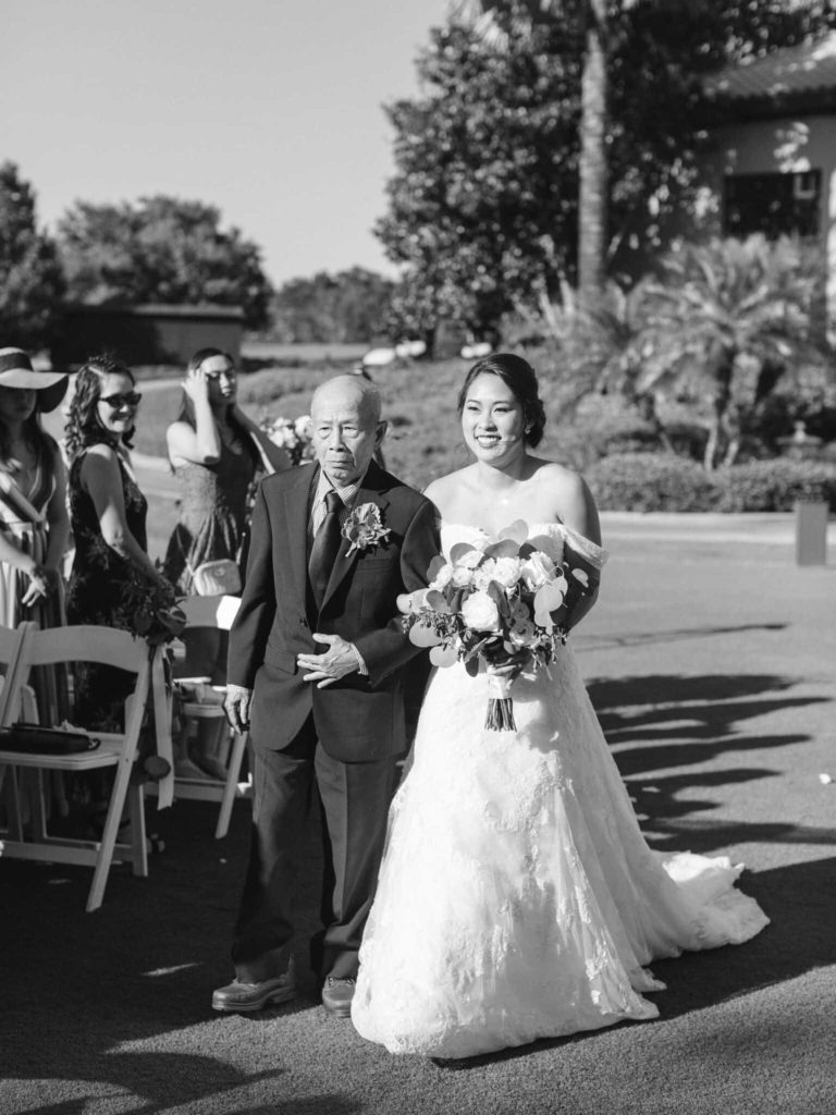 Isleworth Country Club Bride and Dad