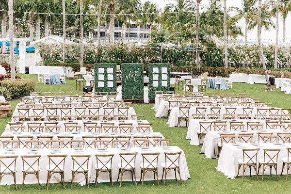 South Seas Resort, outdoor beach wedding, A Chair Affair