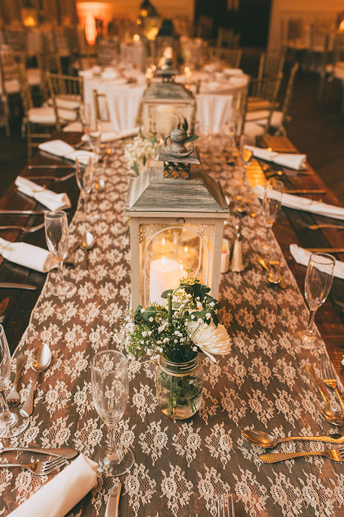 Highland Manor Reception Decor