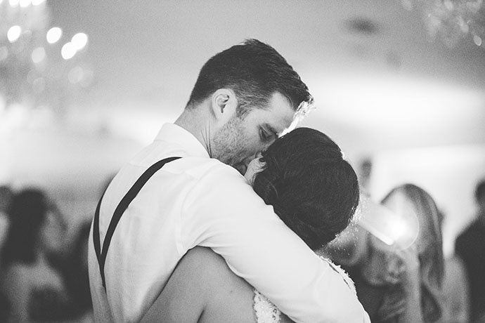 Highland Manor Bride and Groom Kiss