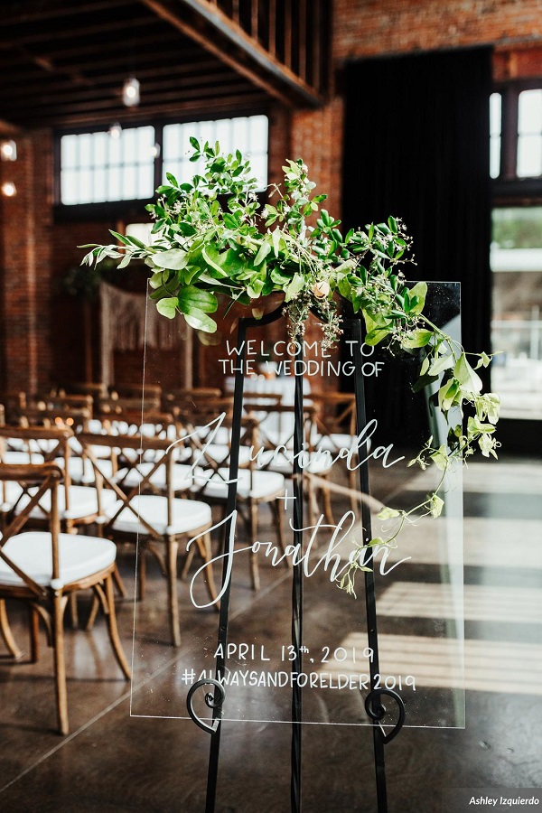 CAVU- Modern Greenery and Gold Wedding-A Chair Affair