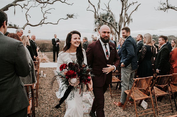 Moody St Augustine Marsh Wedding- Fall Wedding- A Chair Affair