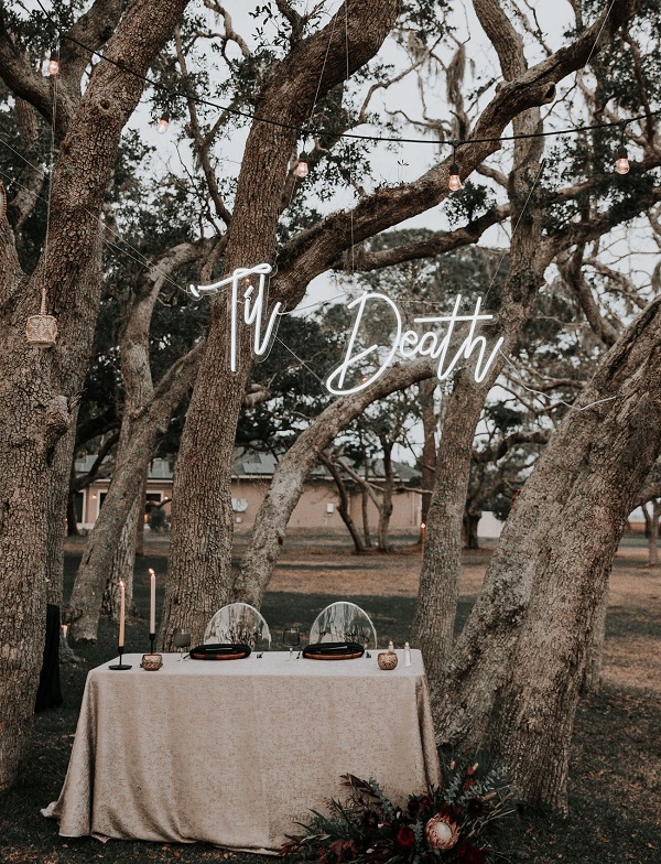 Moody St Augustine Marsh Wedding- Fall Wedding- A Chair Affair