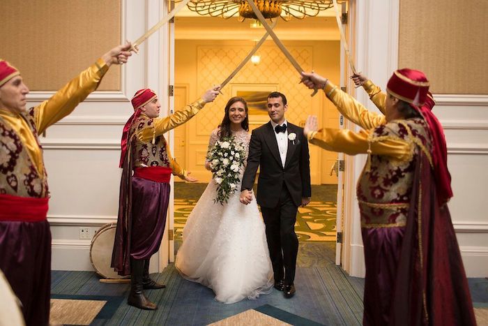 Ritz Carlton Orlando Bride and Groom Entry