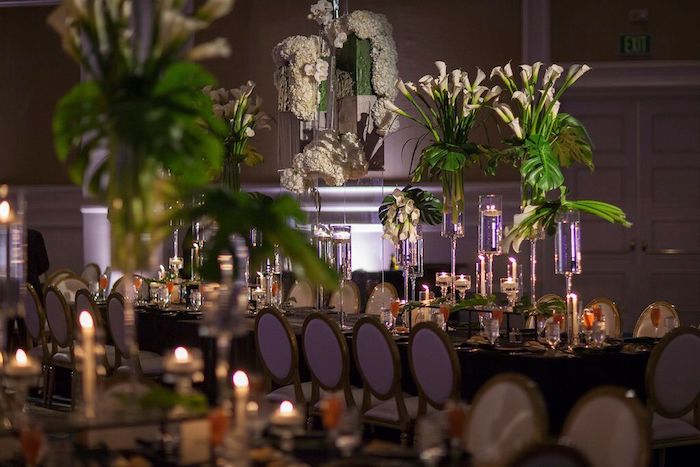 Ritz Carlton Orlando Reception Decor Tables