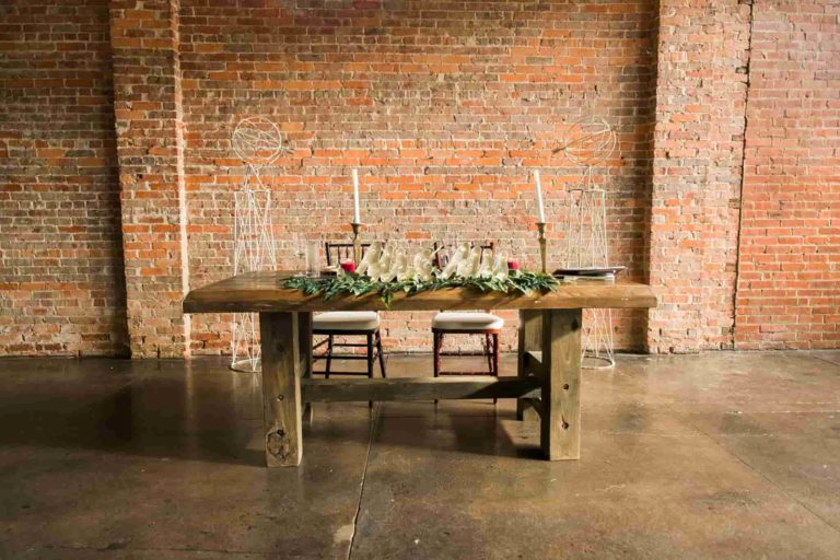 CAVU Rustic Wedding Head Table