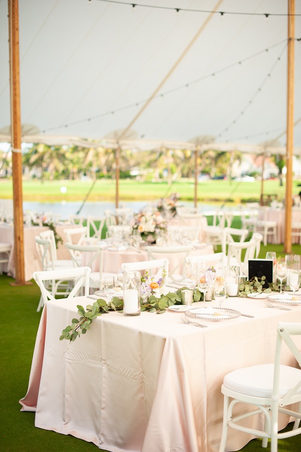 Soft Pastel and Silver Wedding-.Gasparilla Inn