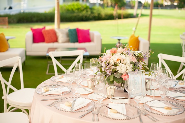 Soft Pastel and Silver Wedding-.Gasparilla Inn