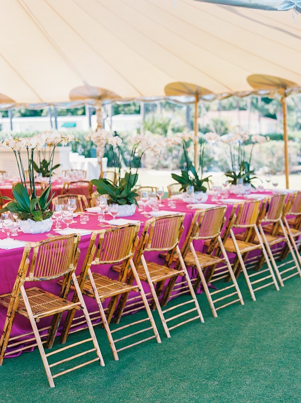 Gasparilla Inn-Pink and White Wedding-A Chair Affair