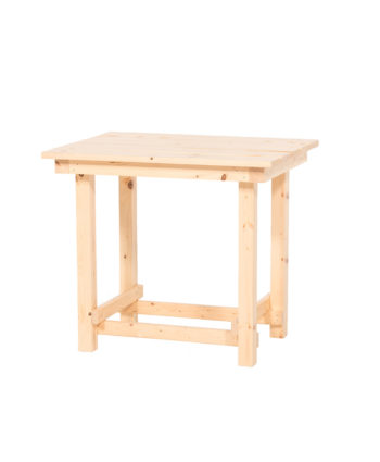 Hank End Table - Natural Wood - A Chair Affair Rentals