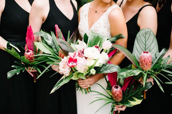 Modern Tropical St Pete Wedding- A Chair Affair