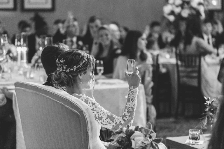 Bride Toasting at TPC Sawgrass Reception