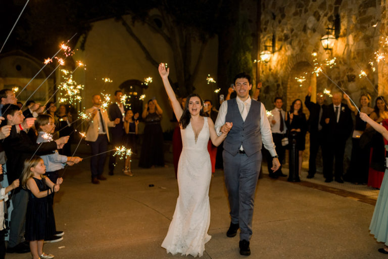 Sparkler Sendoff at Bella Collina