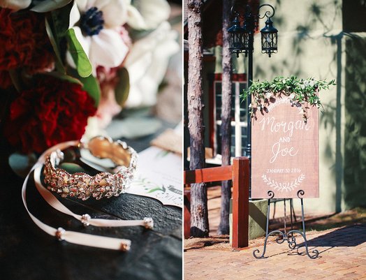 skyline-ranch-garden and gold wedding