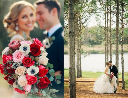 skyline-ranch-garden and gold wedding