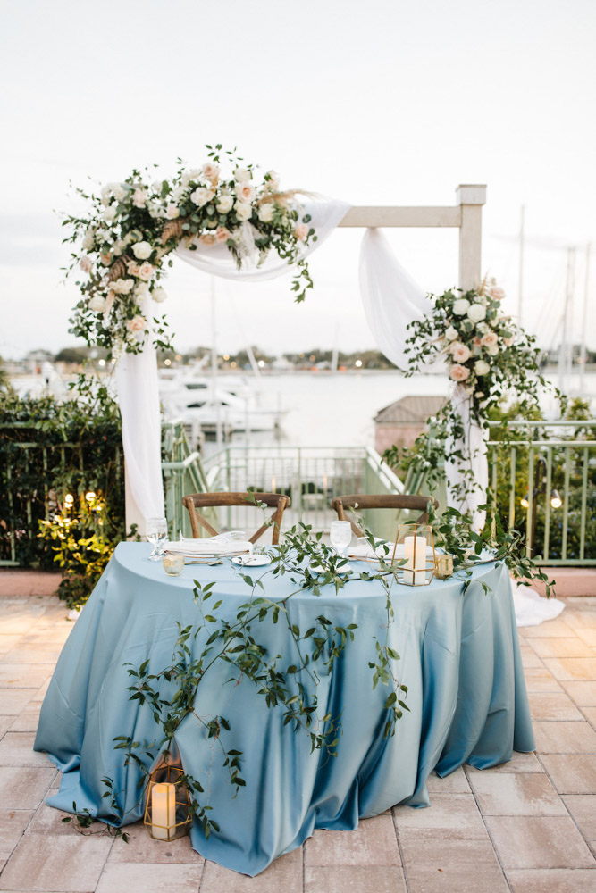 Head Table at Wedding Reception