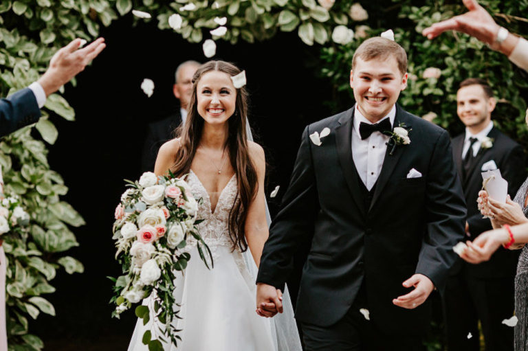 Sunken Gardens Wedding Ceremony Recessional