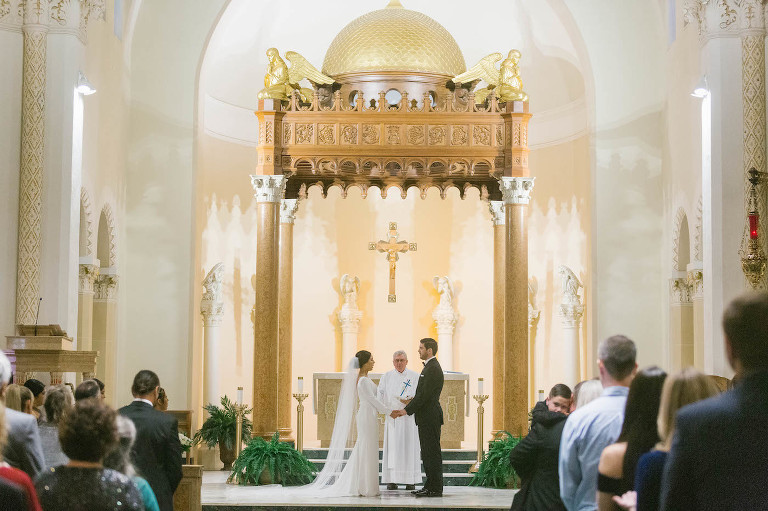 Regal White and Gold St. Pete Wedding