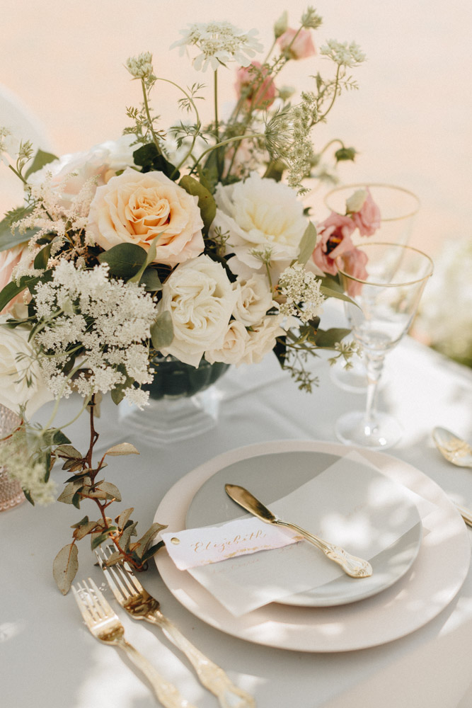 neutral color palette table setting